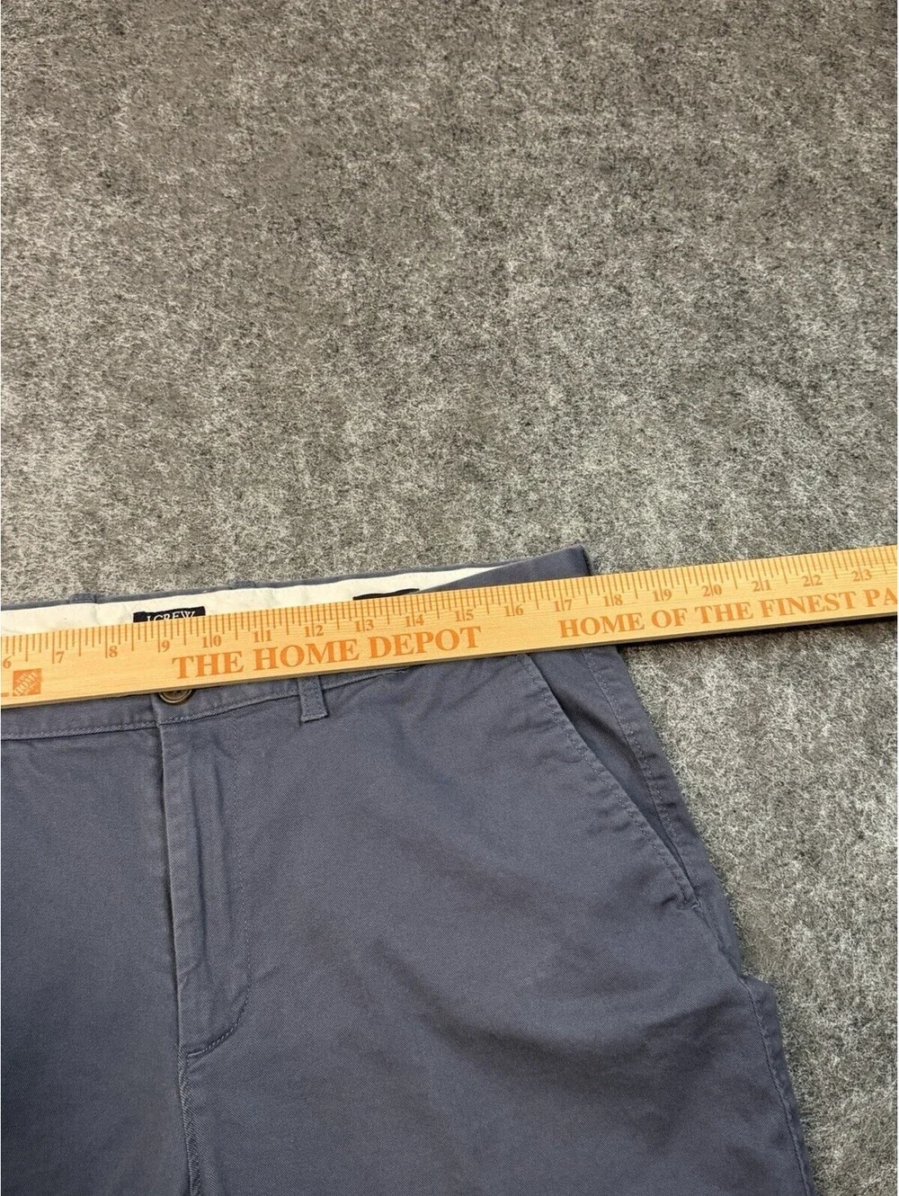 J.Crew Flex Straight Chino Pants Mens 34x32 Blue Gray Stretch Casual Cotton